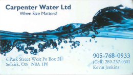 Carpenter Water Ltd.